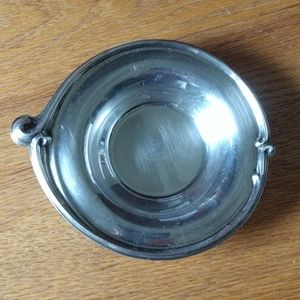 Mid Century VINTAGE "N" Monogram William Rogers Silverplate Nut / Can…